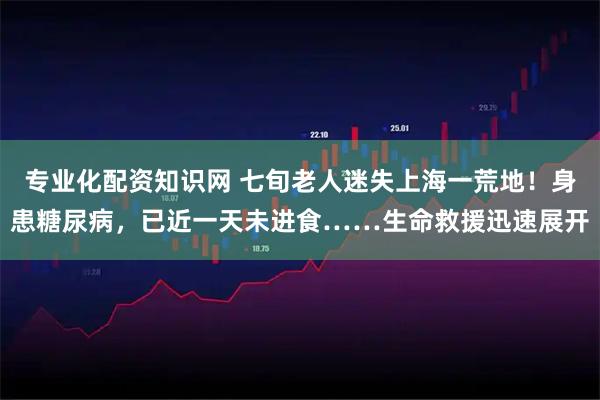 专业化配资知识网 七旬老人迷失上海一荒地!身患糖尿病,已近一天未进食……生命救援迅速展开